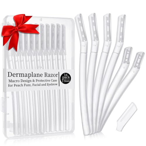 ProSuites 16 Count Dermaplane Razors for Women - Micro Blades for Facial Hair & Exfoliation