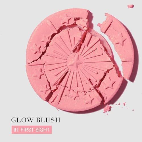 UCANBE First Sight Champagne Baked Blush for Cheeks, Seamless & Long-Lasting Glow Palette