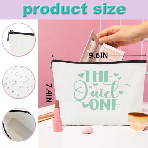 CQM Multicolor Girls Weekend Makeup Bag - Summer Gift, 4-Pack