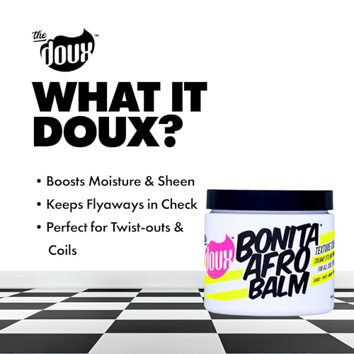 The Doux BONITA AFRO BALM Curl Cream - Twist & Braid Moisturizer, 8 oz