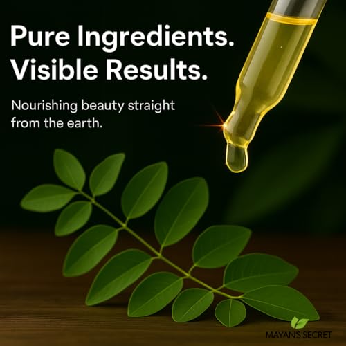Mayan's Secret Organic Moringa Seed Oil – 100% Pure Cold-Pressed Face & Hair Oil