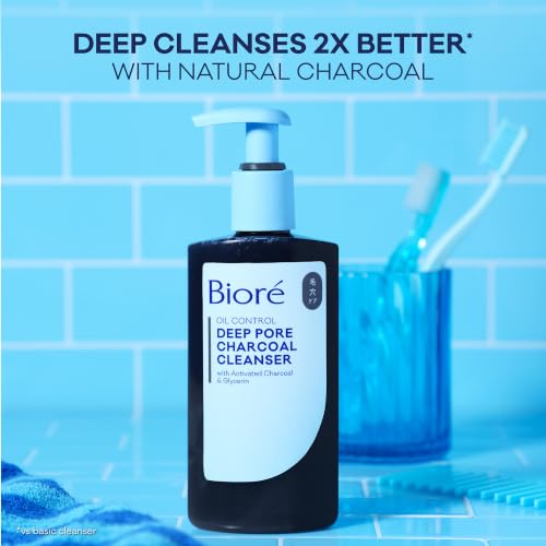 Bioré Deep Pore Charcoal Facial Cleanser for Oily Skin - 11.45 fl oz