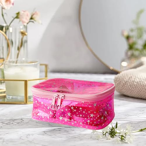 Holographic Makeup Bag - Waterproof Clear Cosmetic Pouch