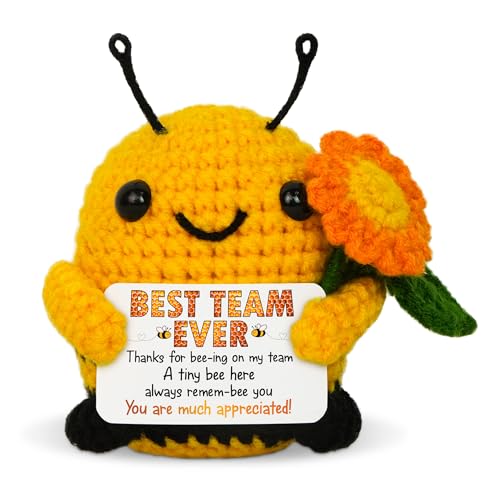 OASSIE Handmade Crochet Bee - Employee Appreciation Gift