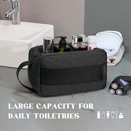 Vorspack Water Resistant Travel Toiletry Bag for Men & Women - Grey, Medium