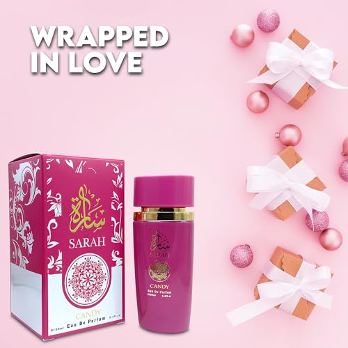 AFLUXE Sarah Candy Floral Fruity Perfume for Women 3.4 Fl Oz - Long Lasting Eau de Parfum