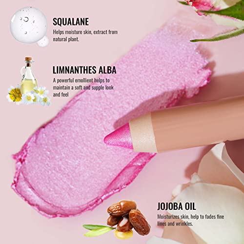 Oulac Twist-Up Shimmer Eyeshadow Stick - Waterproof & Vegan