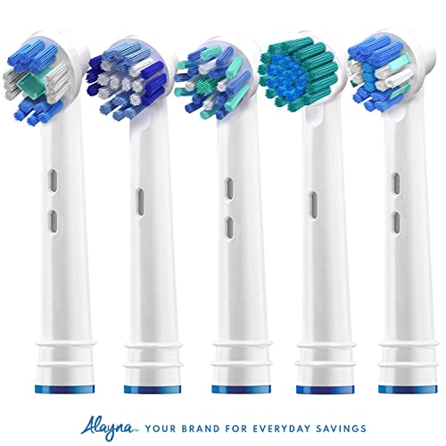 Alayna Assorted Oral-B Replacement Brush Heads Pack of 20 - Compatible with Electric Toothbrushes