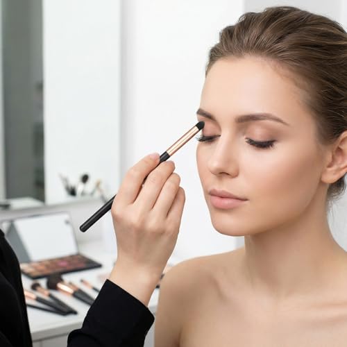 Lusofie 6Pcs Eyeliner Smudge Brush Set - Professional Makeup Tool