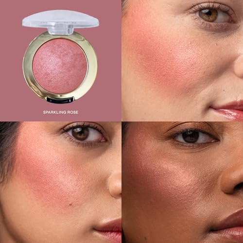 Milani Baked Blush Sparkling Rosé - 0.12 Ounce Powder Blush