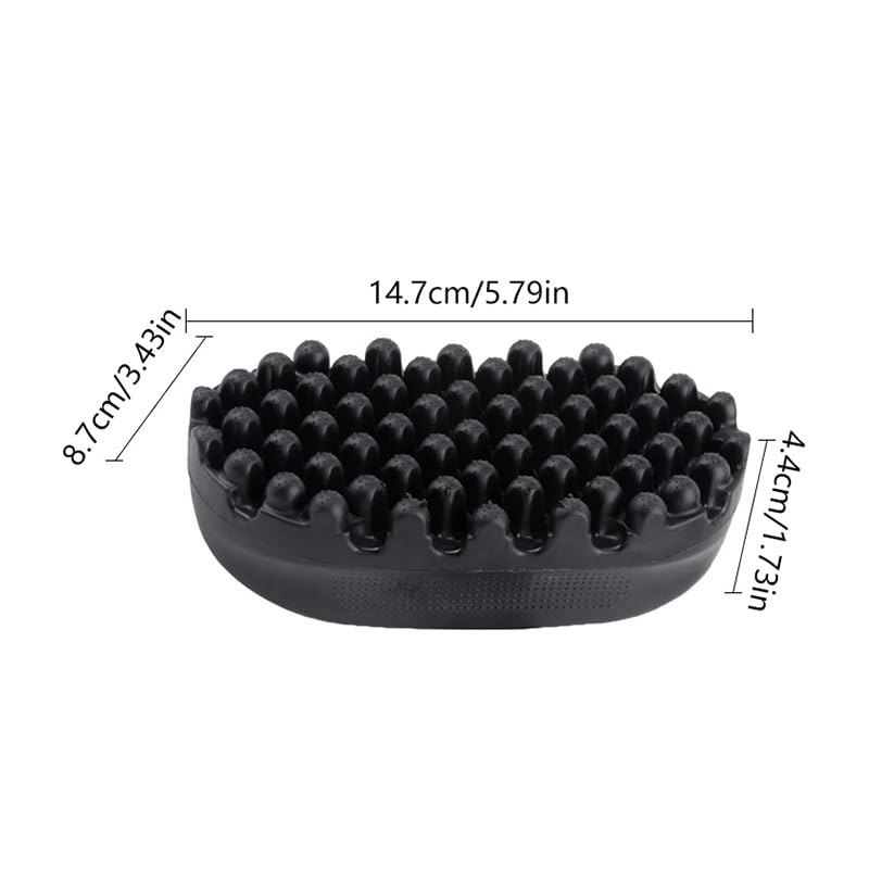Silicone Curling Brush for Afro Curls - Durable Hair Styling Tool