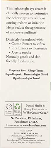 Burt's Bees Eye Cream for Sensitive Skin - 0.5 Ounce