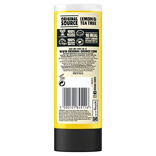 Original Source Lemon & Tea Tree Shower Gel 250ml | Pack of 6