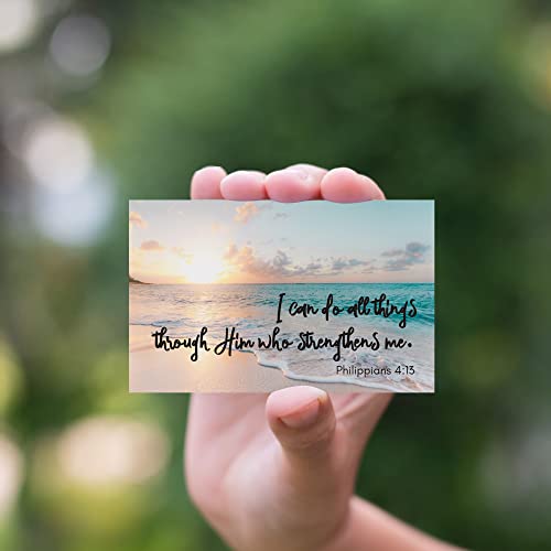 100 Inspirational Bible Verse Cards - Perfect Christian Gift