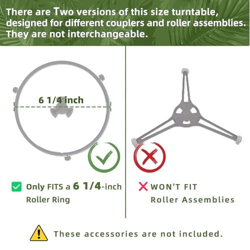 9.6-Inch Microwave Turntable Plate for Galanz & Compatible Models
