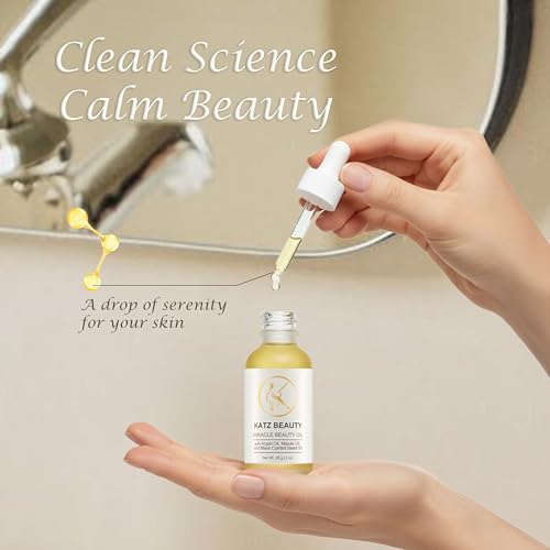 Katz Beauty Miracle Hydrating Face Oil - Anti-Aging Glow & Gua Sha Oil