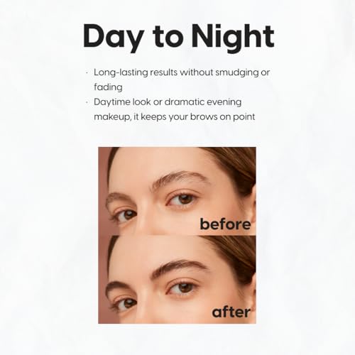 Kara Beauty Micro Brow Pencil - Ebony Eyebrow Pencil with Castor Oil
