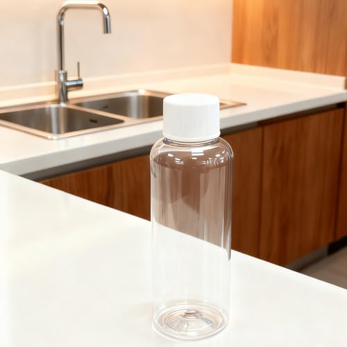 Travel Size Empty Mouthwash Bottles - 3.4 oz, 5 Pack