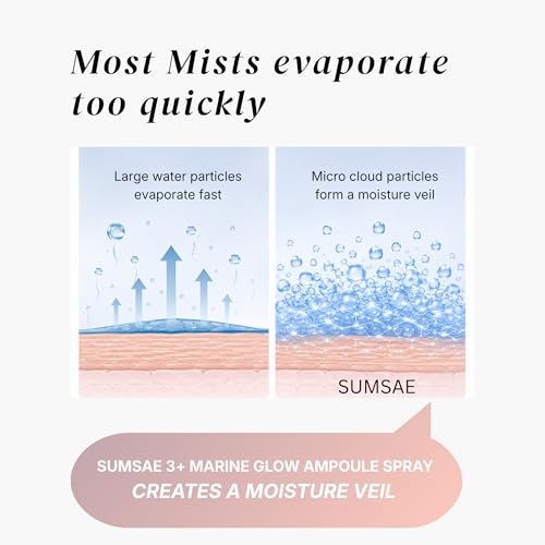 SUMSAE 3-in-1 Marine Glow Ampoule Spray - Hydrating Face Mist & Toner