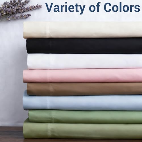 King Flat Sheet - Soft Breathable Brushed Microfiber, Pink