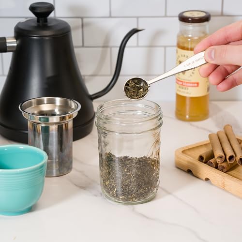 Stainless Steel Loose Leaf Tea Spoon - Perfect Cup Measure