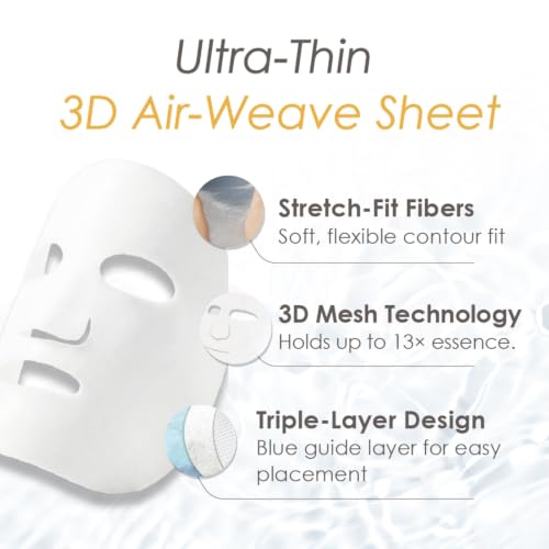 Rice Soothing Ultra-Feather Sheet Mask - 5 Sheets for Brightening