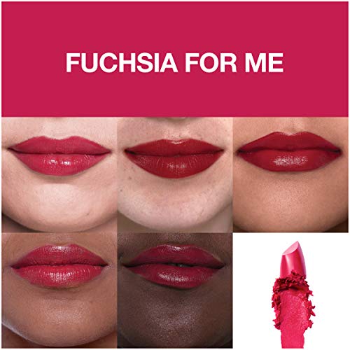 Maybelline Color Sensational Made for All Lipstick Fuchsia For Me 0.15oz - Bright Pink Red