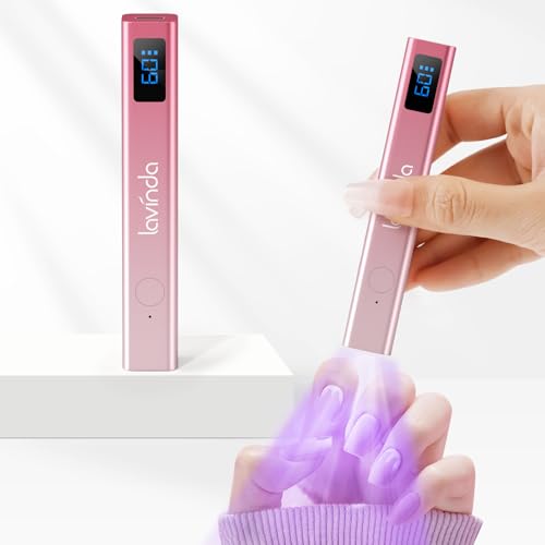 Lavinda Cordless UV Nail Lamp - Fast Curing LED Light for Gel Nails
