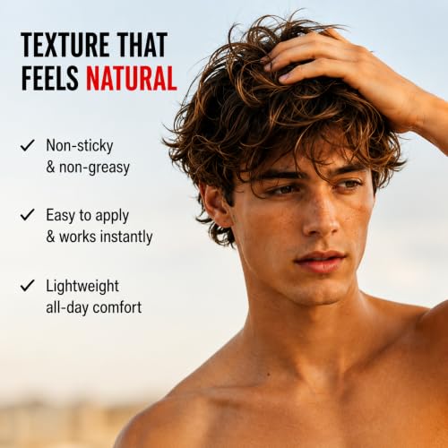 Sea Salt Spray for Men - Beach Wave Texture & Volumizer for Thicker Hair