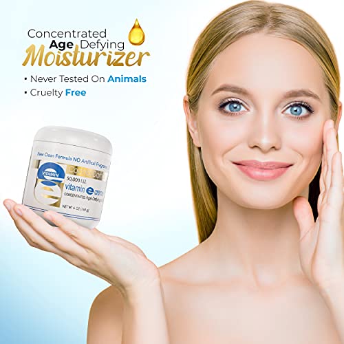 Colonial Dames Vitamin E Moisturizer Cream 50,000 IU for Dry Skin
