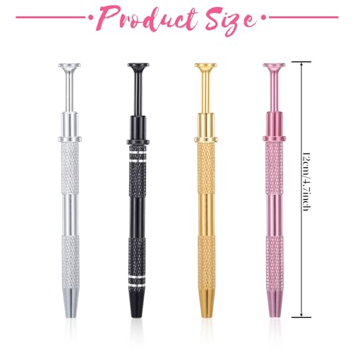 4-Pack Piercing Ball Grabber Tool Set - Stainless Steel Claw Tweezers