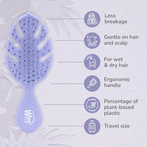 Wet Brush Go Green Mini Detangler Brush - Travel-Sized Hair Tool