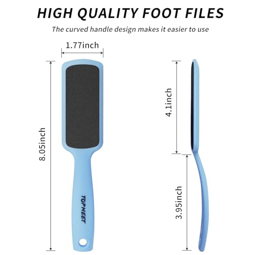 Topmeet Dual Sided Foot File - Callus Remover for Smooth Feet