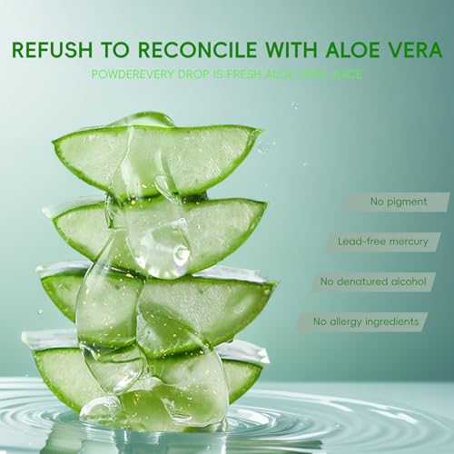 Organic Aloe Vera Gel 99% Pure - Soothing Skin Care for Sunburn Relief, 7.05oz