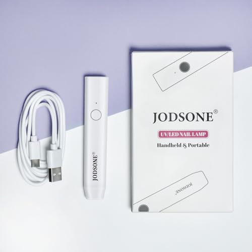 JODSONE Handheld UV Nail Lamp - Cordless USB Nail Dryer for Fast Curing