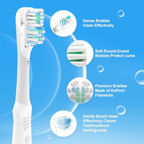 8-Pack Replacement Toothbrush Heads for Oral-B Electric Toothbrushes