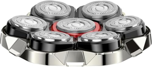 7D Replacement Head for Bald Head Shaver FK-8801 - Easy Install & Durable