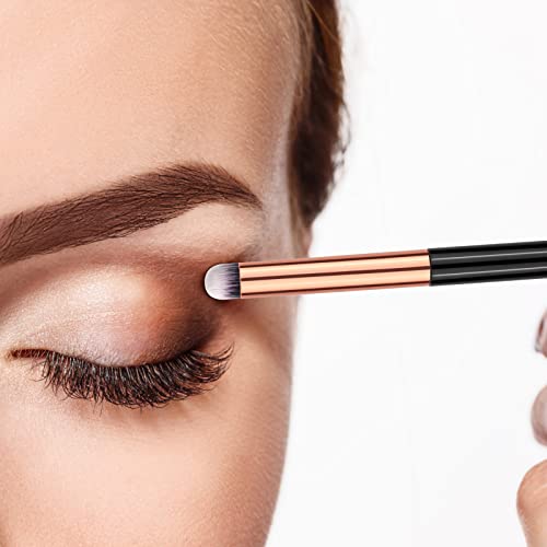 Professional 3-Piece Eye Makeup Brush Set for Blending & Concealer