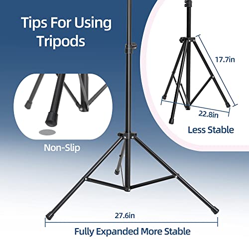 Olive Black Tall Wig Tripod Stand for Mannequin Head