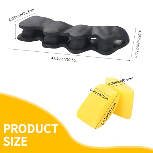 Threlaco Adjustable Silicone Toe Spacers for Foot Alignment & Recovery
