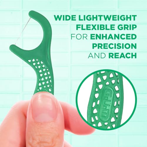 GUM Professional Clean Floss Picks, Mint Flavor, 300 Count