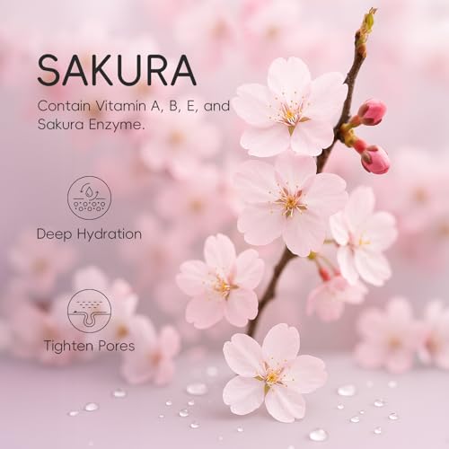 AKARY Sakura Eye Serum Roller for Dark Circles & Puffiness