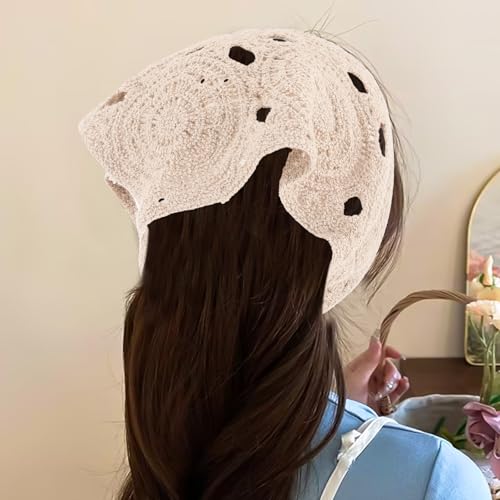 Women & Girls Crochet Headbands 3-Pack Vintage Hair Accessories
