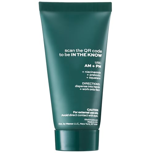 ITK Prebiotic Gel Face Moisturizer for Oily, Acne-Prone Skin