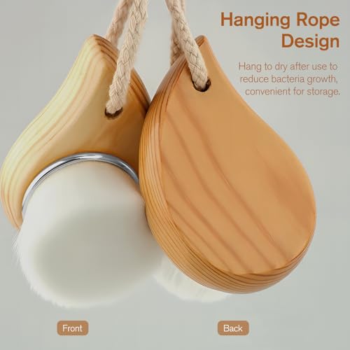 Soft Bristle Facial Cleansing Brush for Deep Pore Cleaning