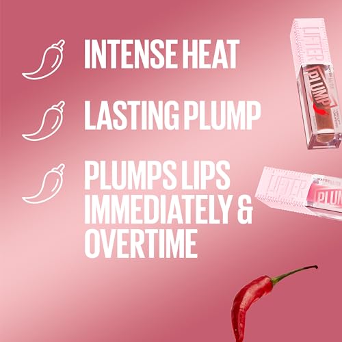 Maybelline Lifter Gloss Plump Lip Gloss - Sheer Bubblegum Pink