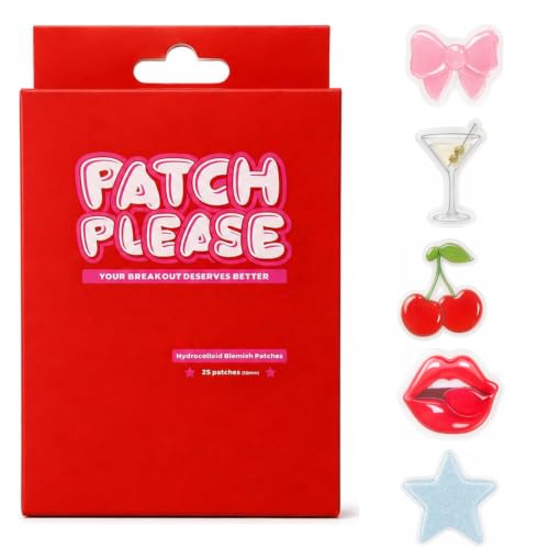 Patch Please Cute Y2K Hydrocolloid Acne Patches - 25 Count Spot Treatment