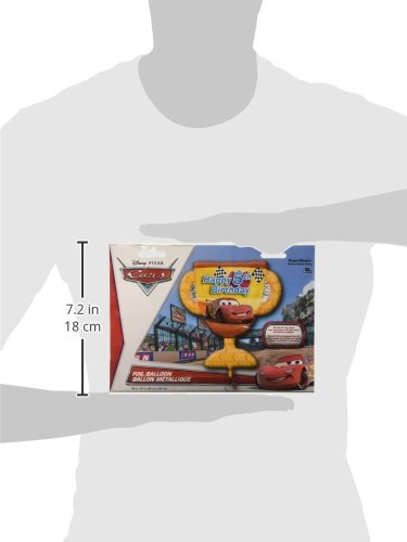 Lightning McQueen 27" Trophy Balloon - Happy 5th Birthday
