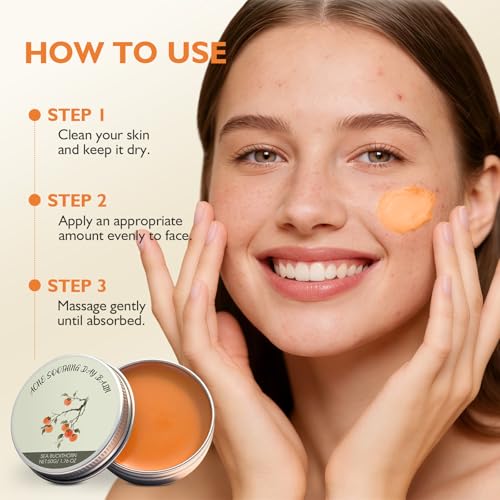 Natural Acne Treatment Balm for Face & Body – Hydrating, Non-Comedogenic Formula