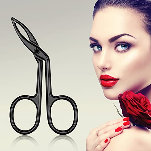 Hicarer 3-Pack Precision Eyebrow Scissors & Tweezers Set